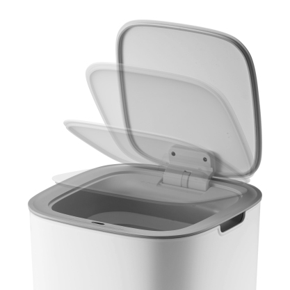 papelera de plastico con sensor